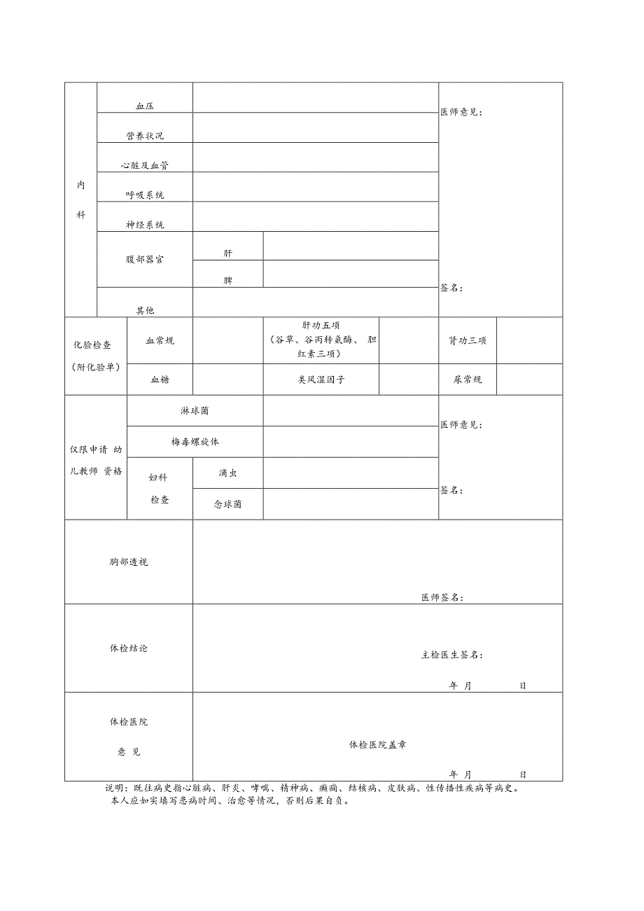 广东省教师资格申请人员体格检查表.docx_第2页