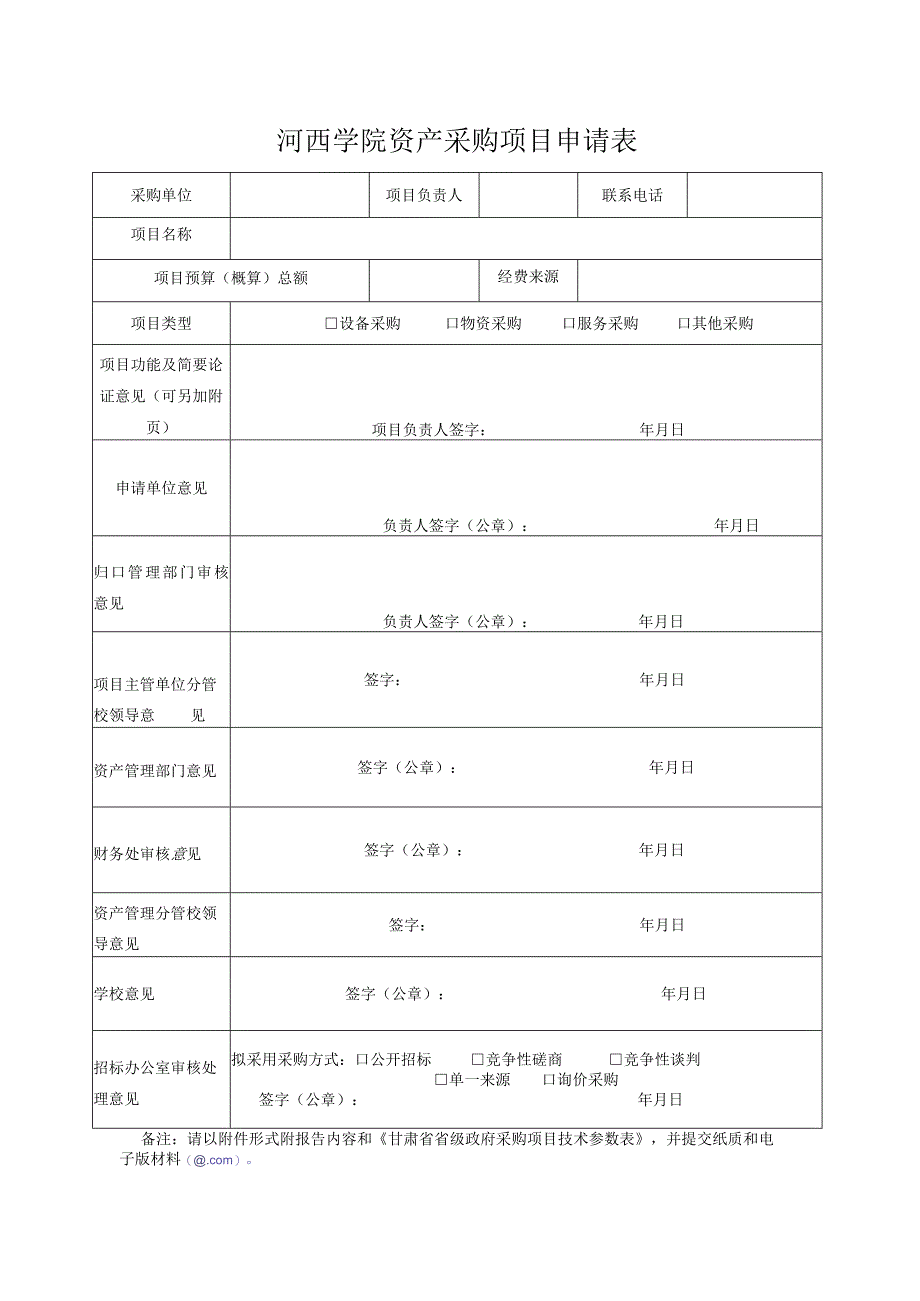 河西学院2021年新增资产采购项目立项申报书.docx_第2页