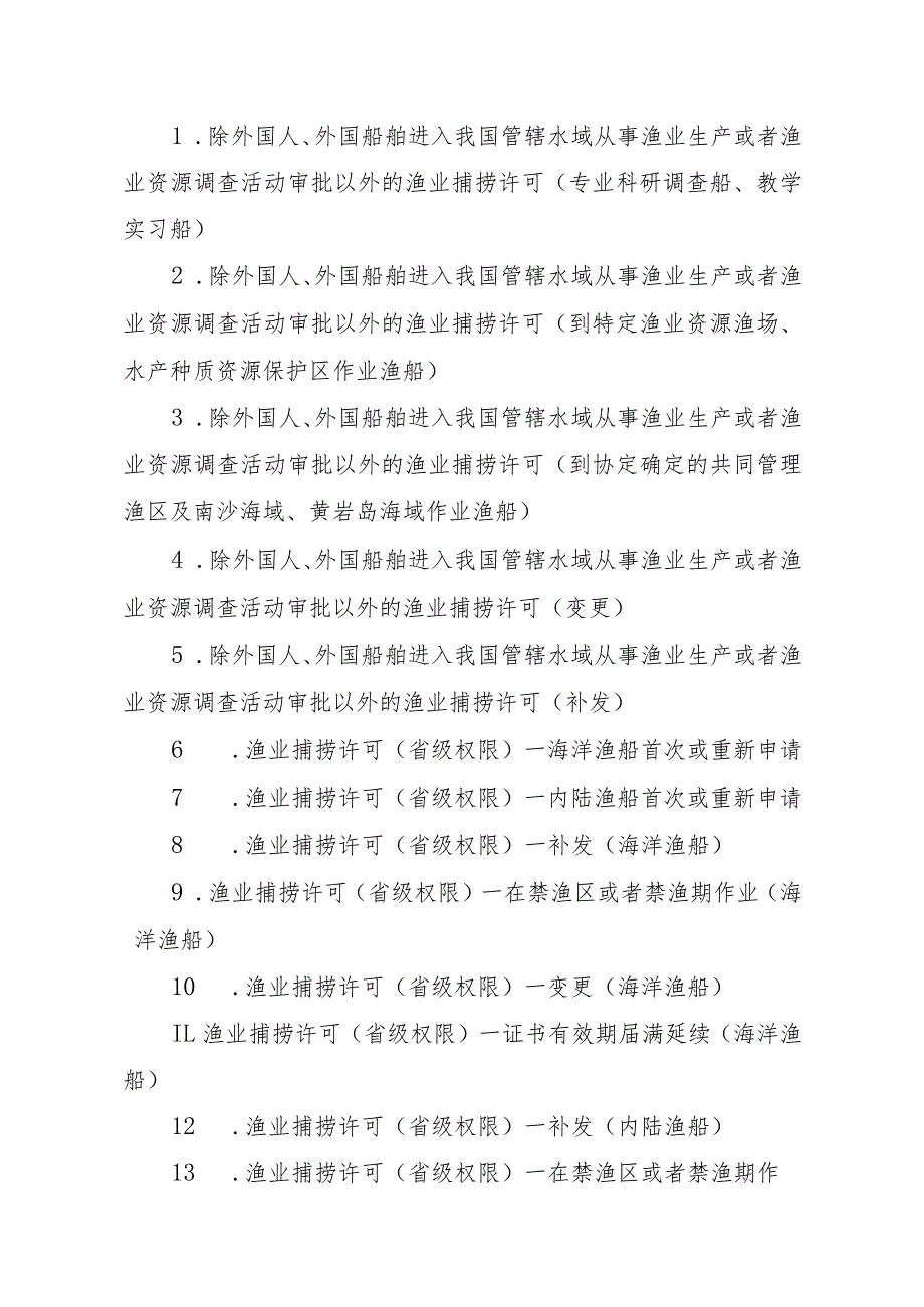 2023江西行政许可事项实施规范-00012036400Y渔业捕捞许可实施要素-.docx_第2页