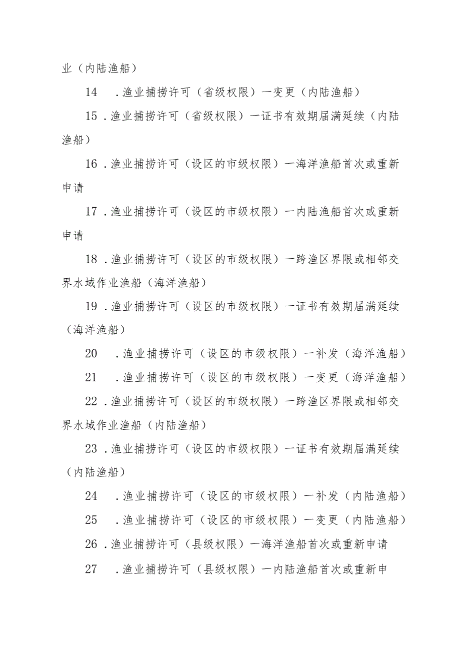 2023江西行政许可事项实施规范-00012036400Y渔业捕捞许可实施要素-.docx_第3页