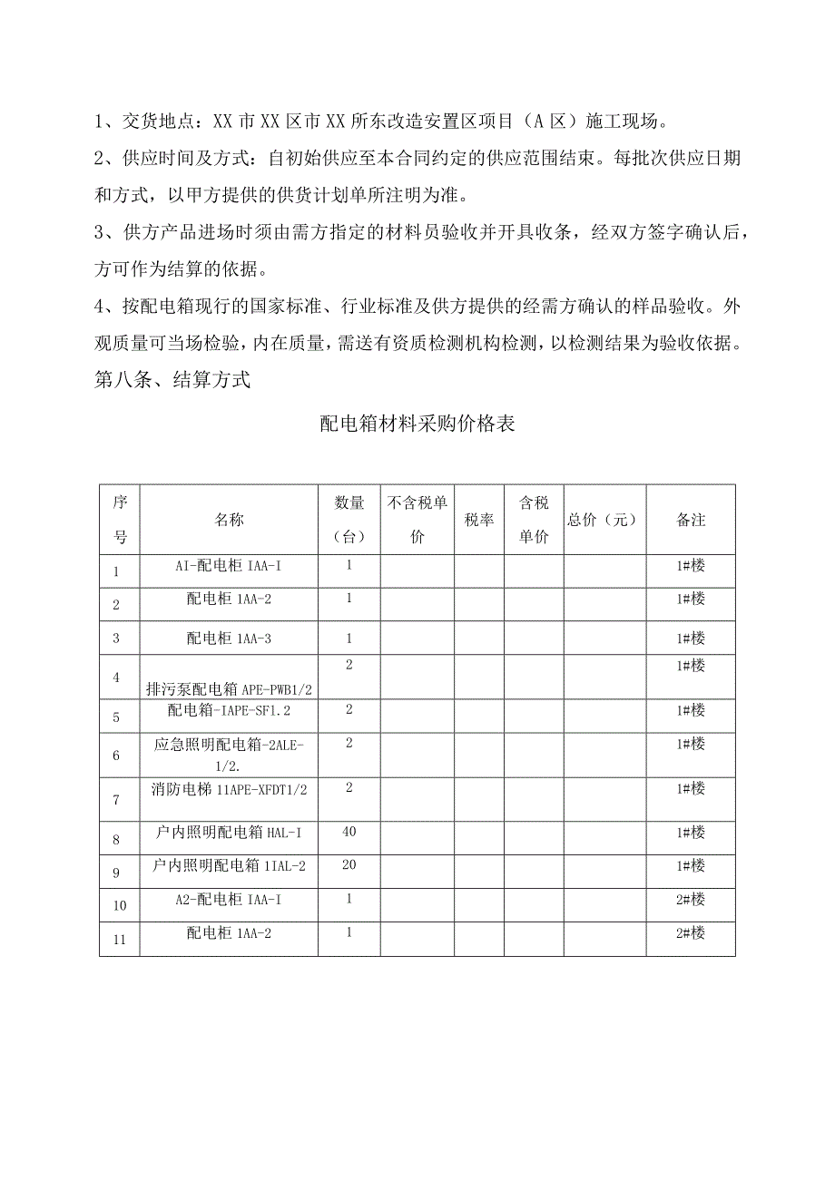 XX市XX区市XX所东安置区项目XX采购合同(2023年).docx_第3页