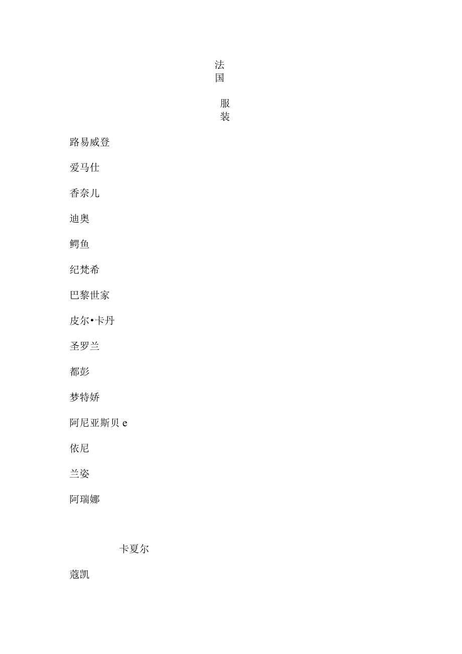 法国品牌.docx_第1页