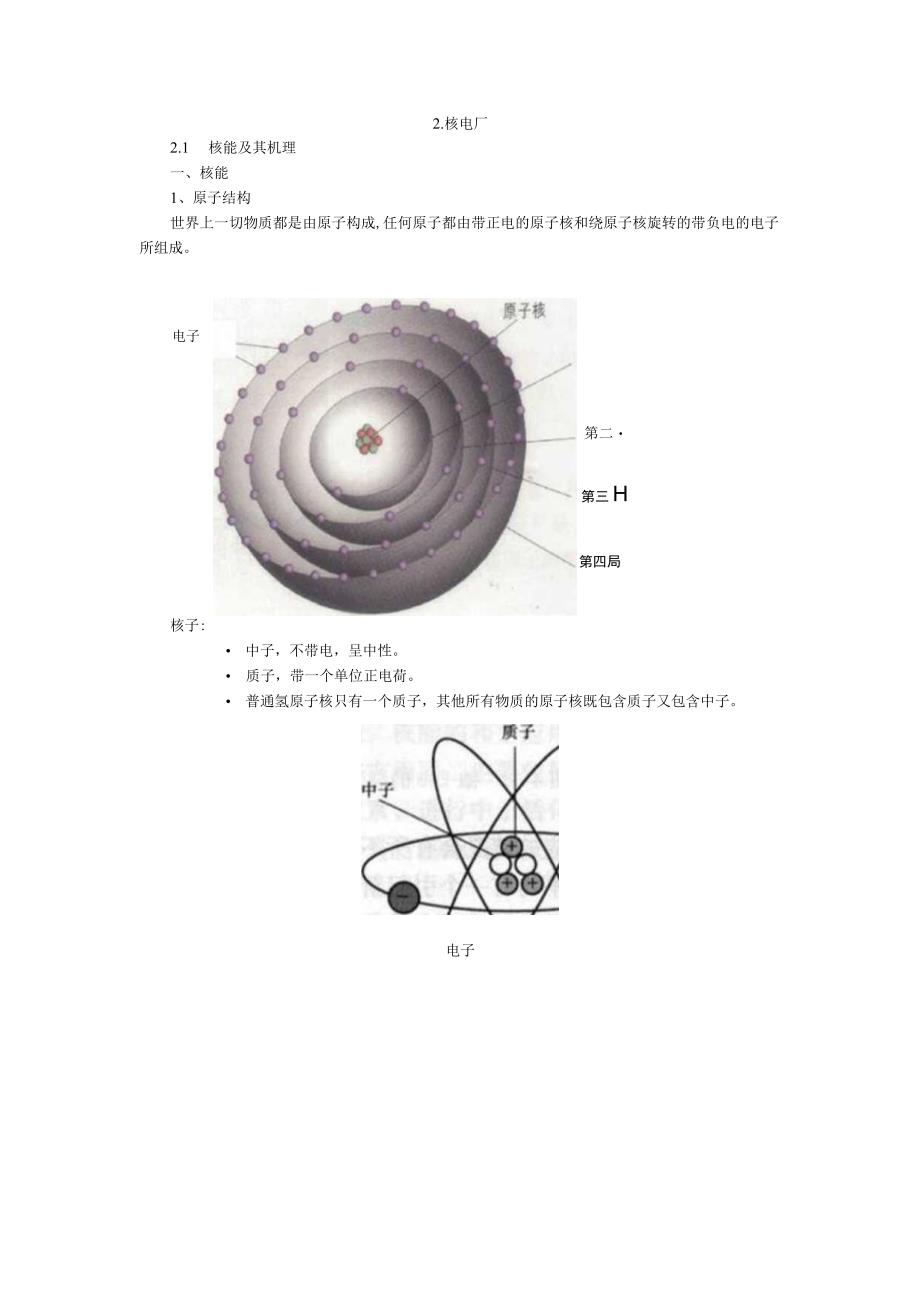 核电厂 核能及其机理.docx_第1页