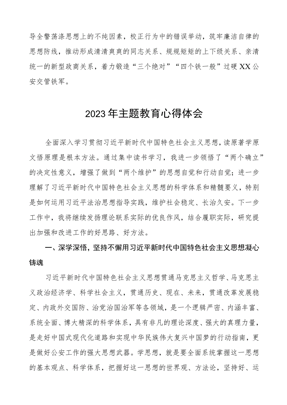 公安民警2023年主题教育心得体会研讨发言三篇.docx_第3页