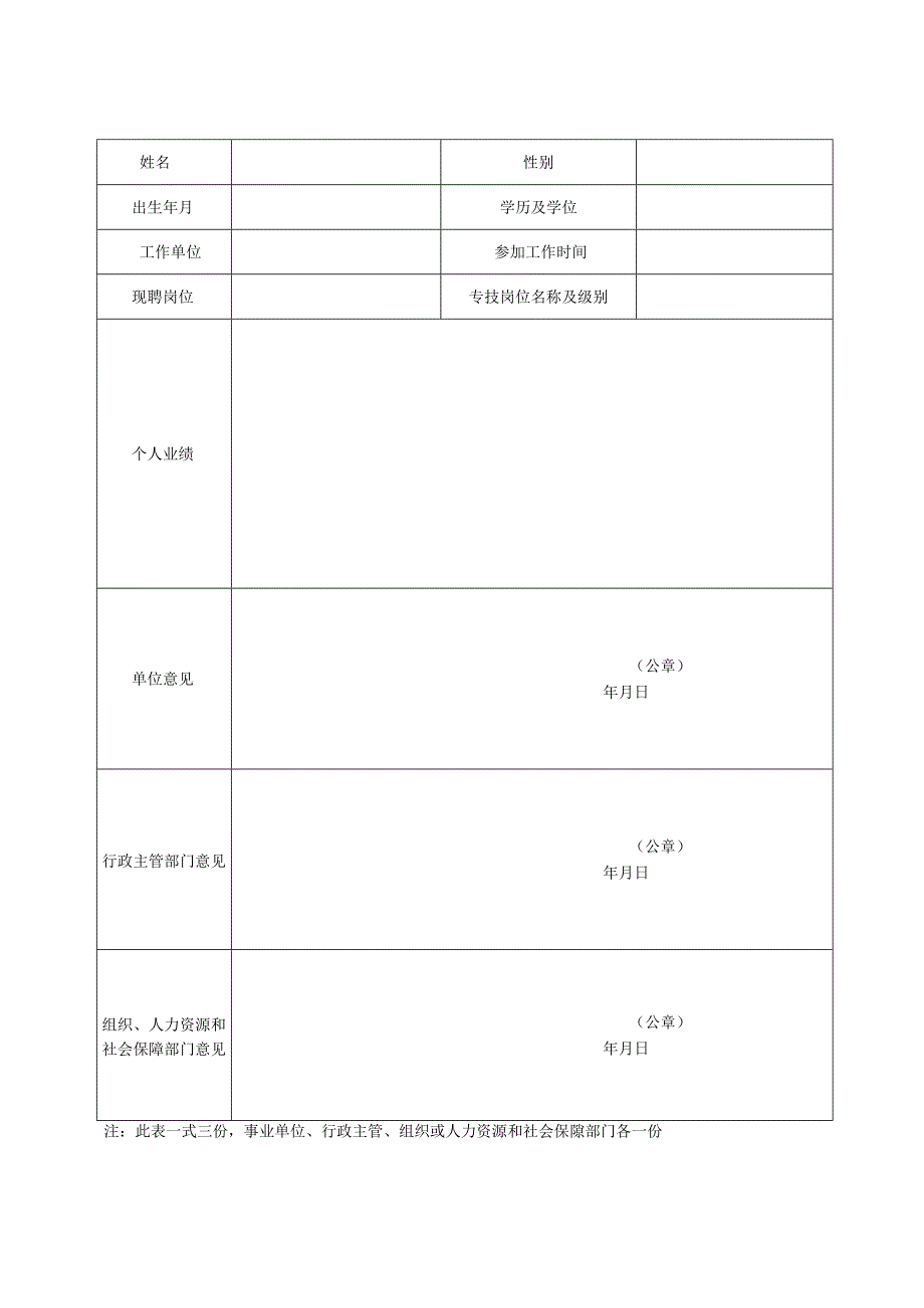 连云港市事业单位专业技术五级岗位聘用情况审核表.docx_第1页