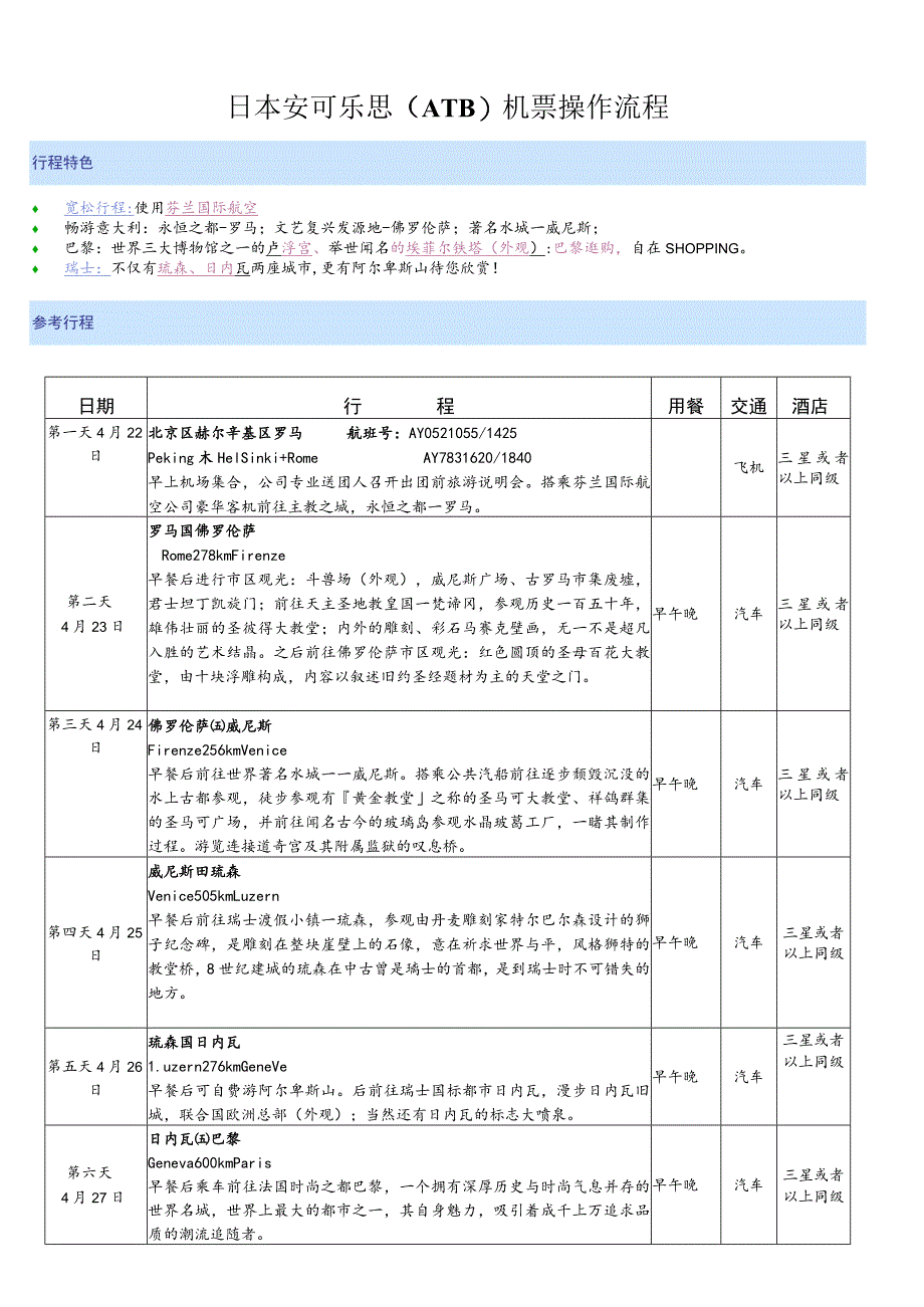 日本安可乐思（ATB）机票操作流程.docx_第1页