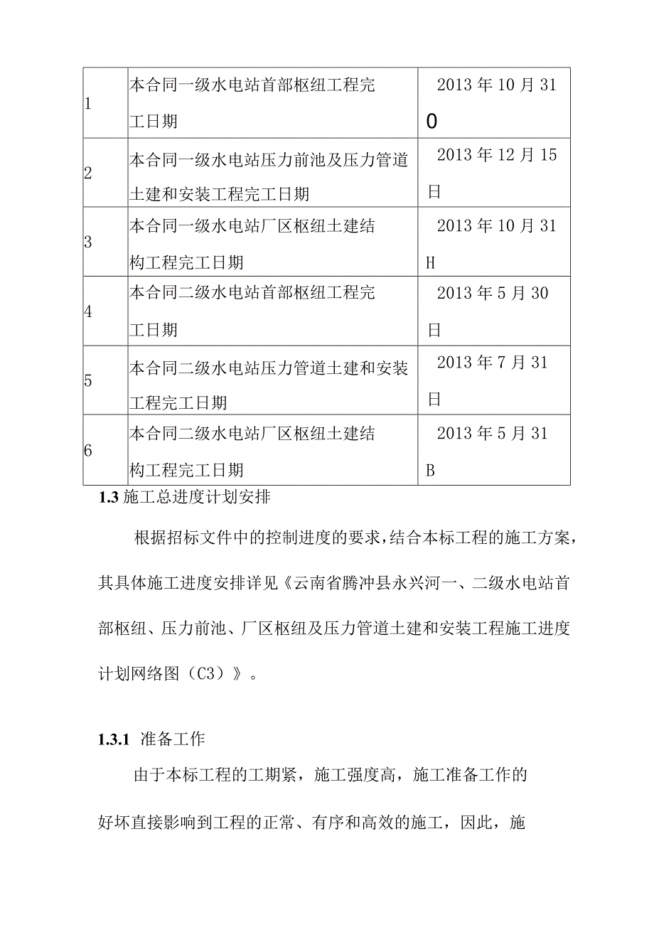 一二级水电站施工总进度计划方案.docx_第2页