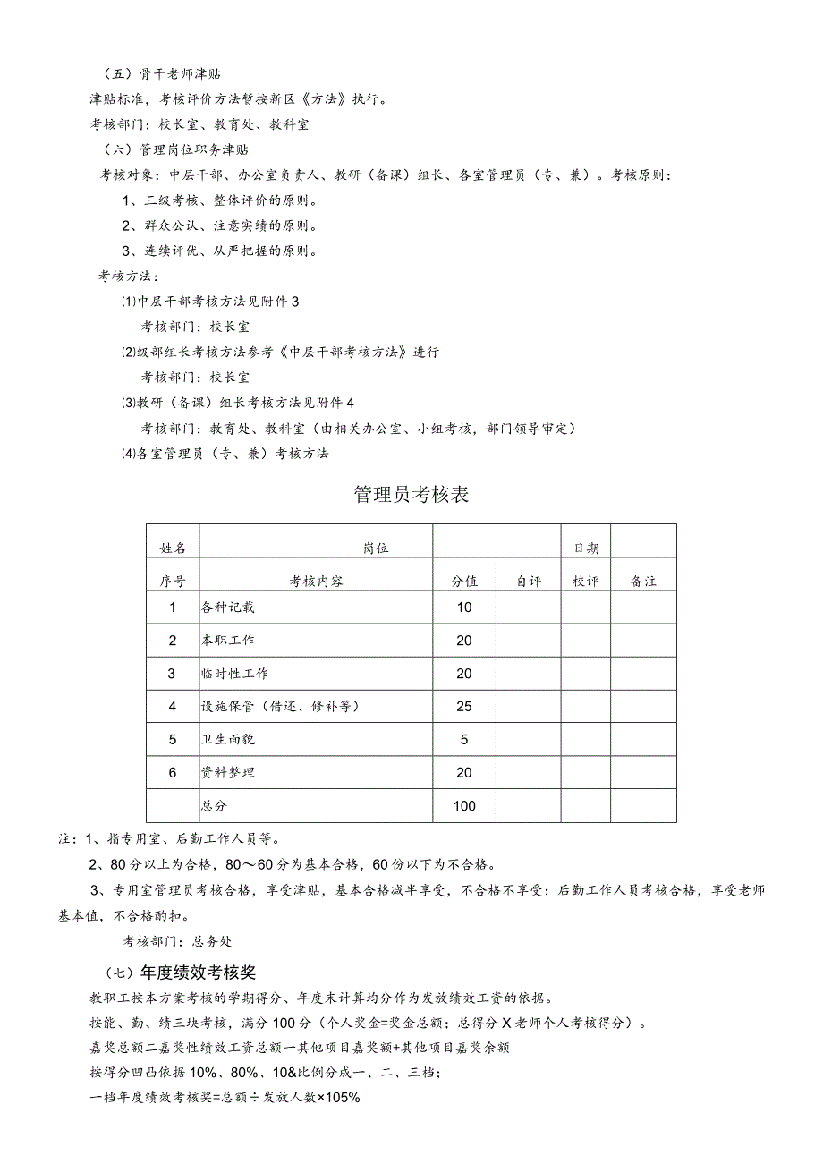 教职工奖励性绩效工资实施方案.docx_第3页