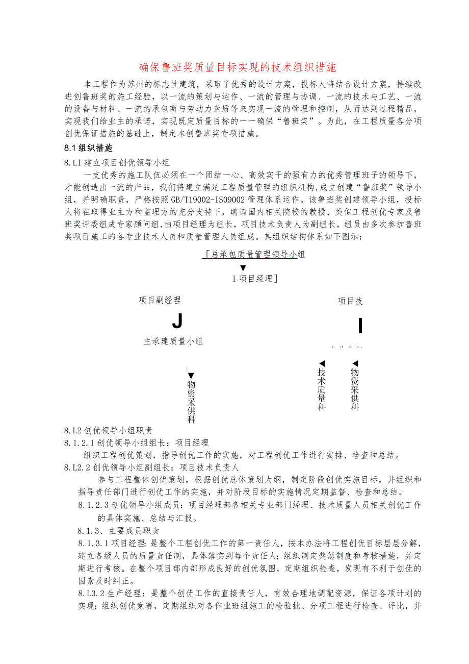 确保鲁班奖质量目标实现的技术组织措施.docx_第1页