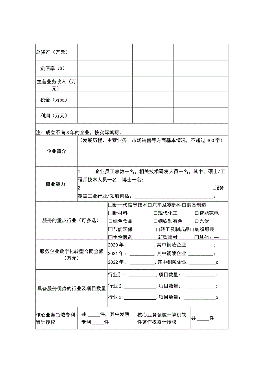 铜陵市制造业数字化转型服务商申报书.docx_第3页