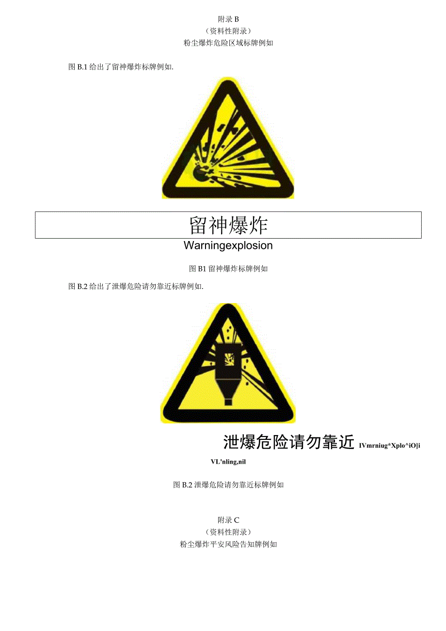 粉尘爆炸风险辨识管控清单危险区域标牌安全风险告知牌示例事故隐患排查表示例.docx_第2页