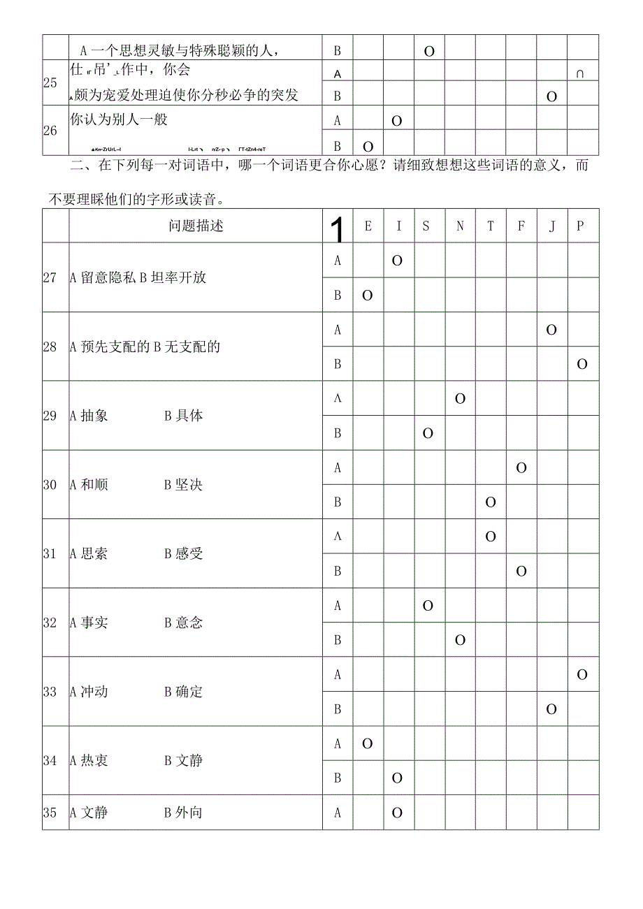 MBTI职业性格测试题目与答案.docx_第3页