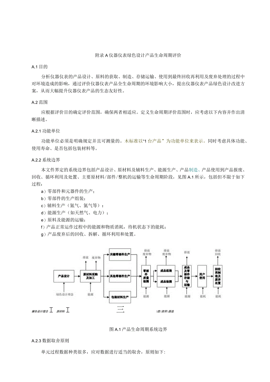 仪器仪表绿色设计产品生命周期评价.docx_第1页