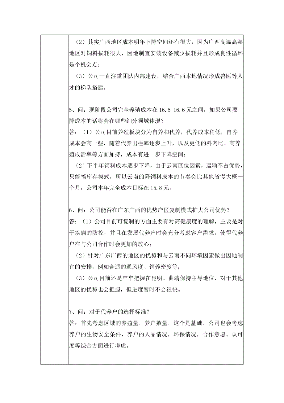 证券代码605296证券简称神农集团云南神农农业产业集团股份有限公司投资者关系活动记录表.docx_第3页