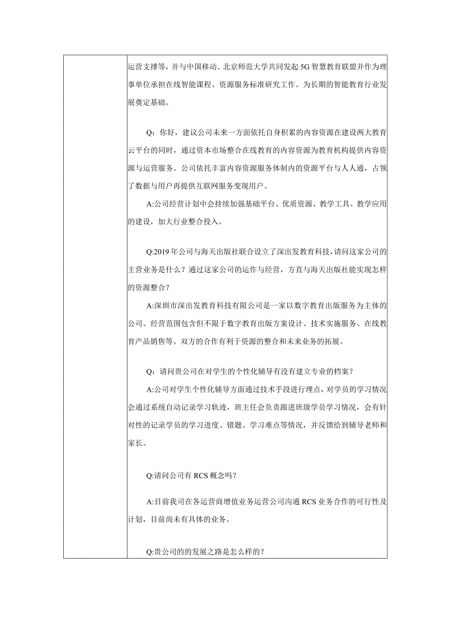 深圳市方直科技股份有限公司投资者关系活动记录表.docx_第2页