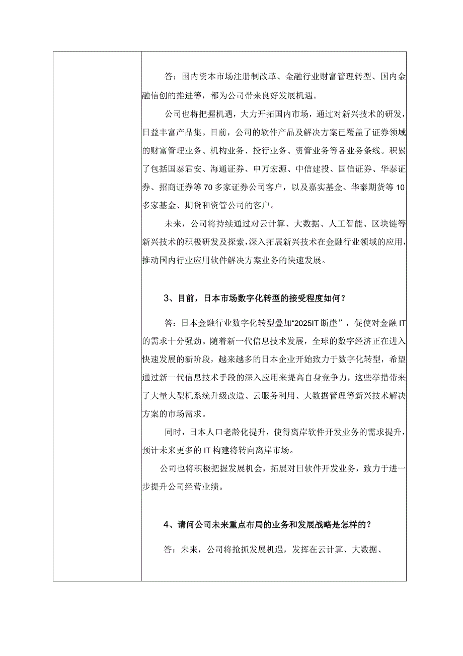 苏州工业园区凌志软件股份有限公司投资者关系活动记录表.docx_第2页