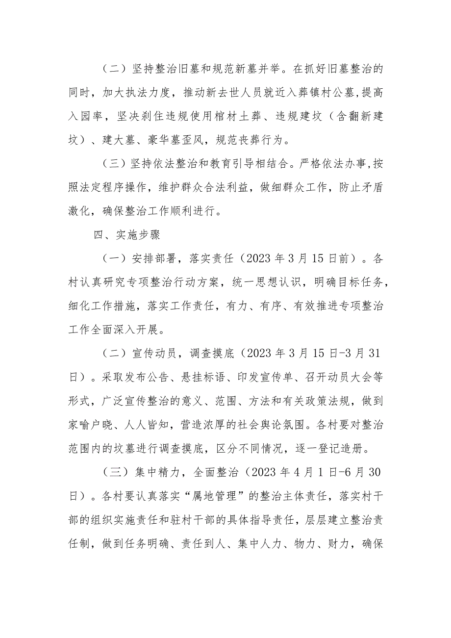 XX镇“三沿六区”散埋乱葬坟墓专项整治行动方案.docx_第2页