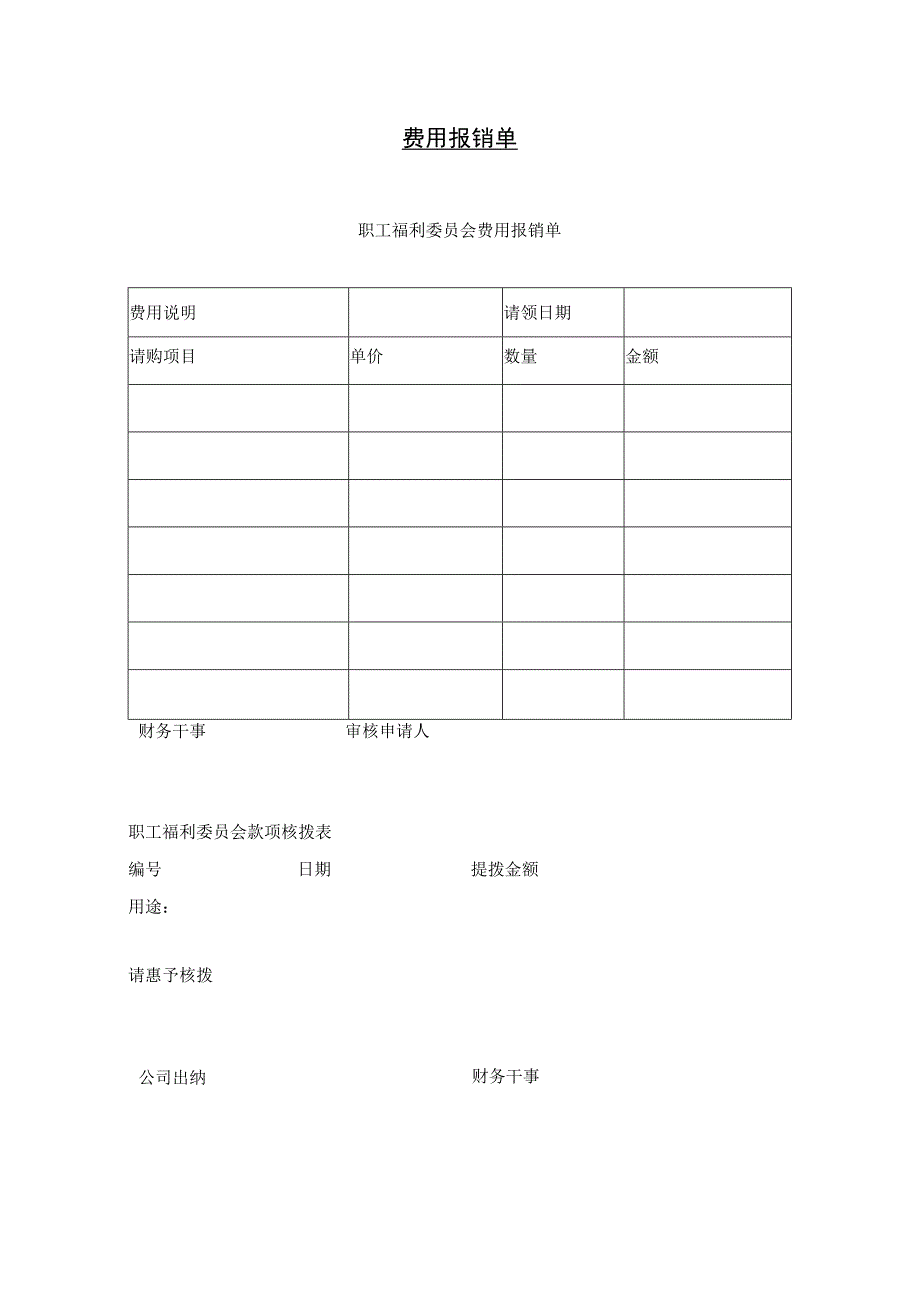 费用报销单.docx_第1页