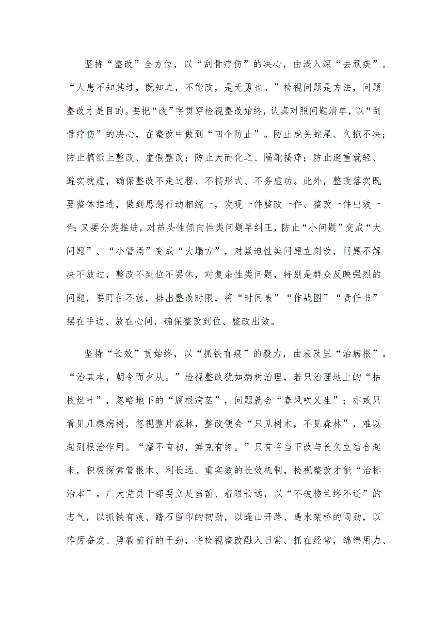 学习在四川考察时重要讲话抓好主题教育检视整改心得体会.docx_第2页