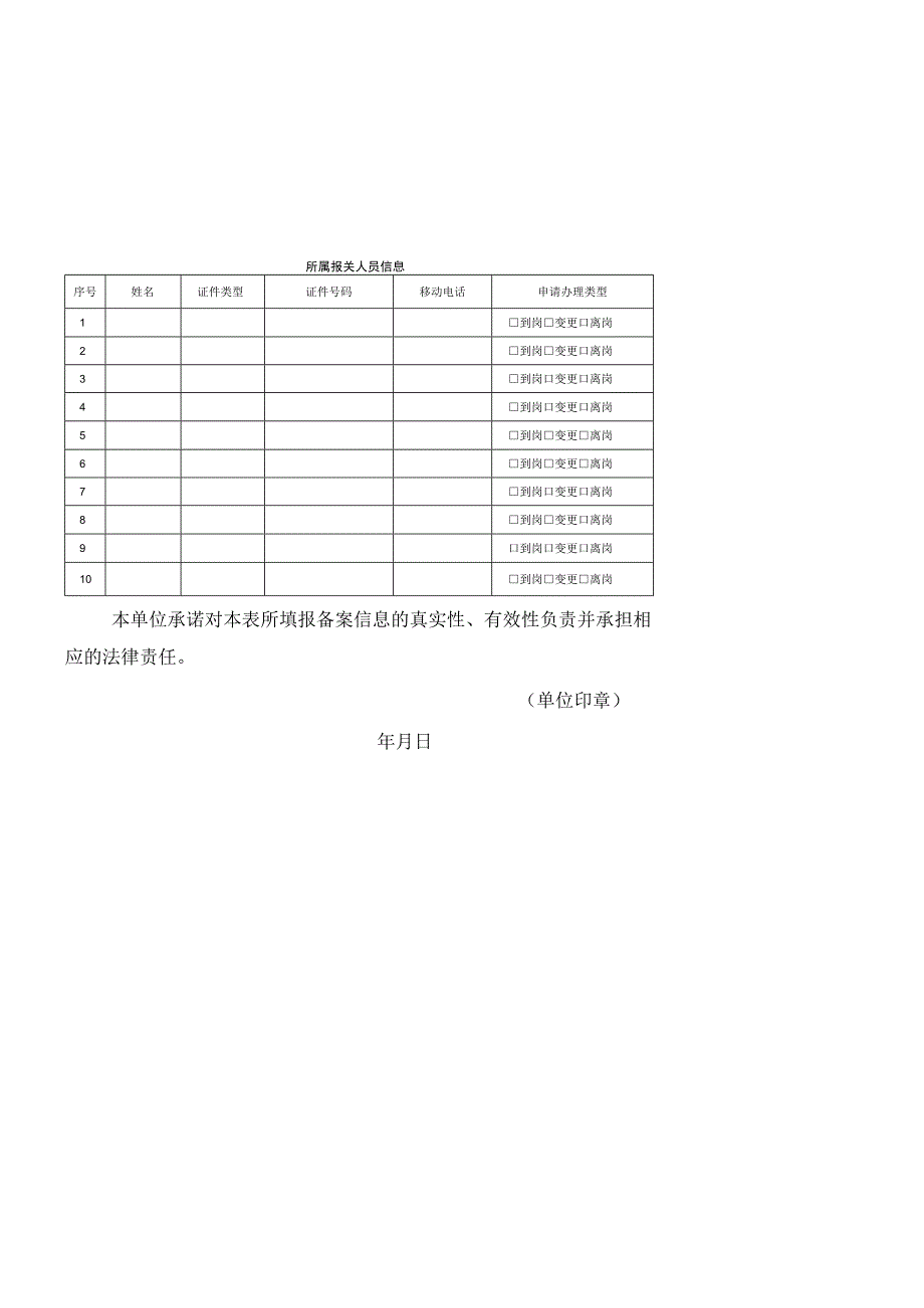 报关单位备案信息表.docx_第2页