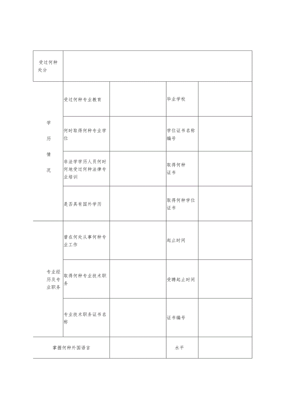 公职律师执业登记表格模板.docx_第3页