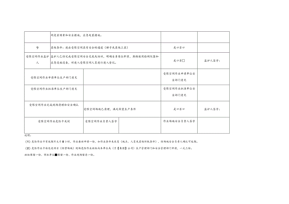 受限空间作业危险作业卡.docx_第3页