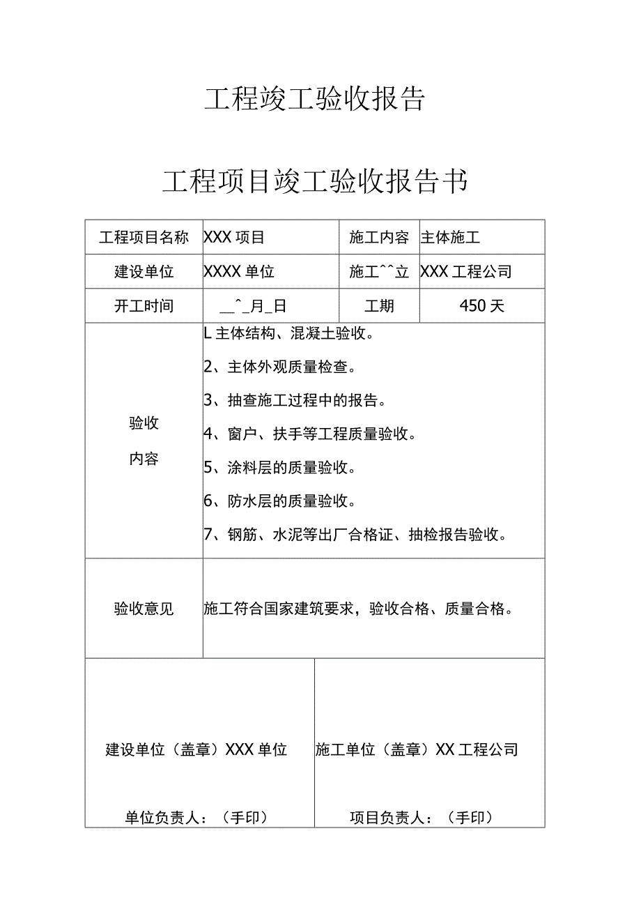 工程项目竣工验收清单参考模板 -5份.docx_第3页