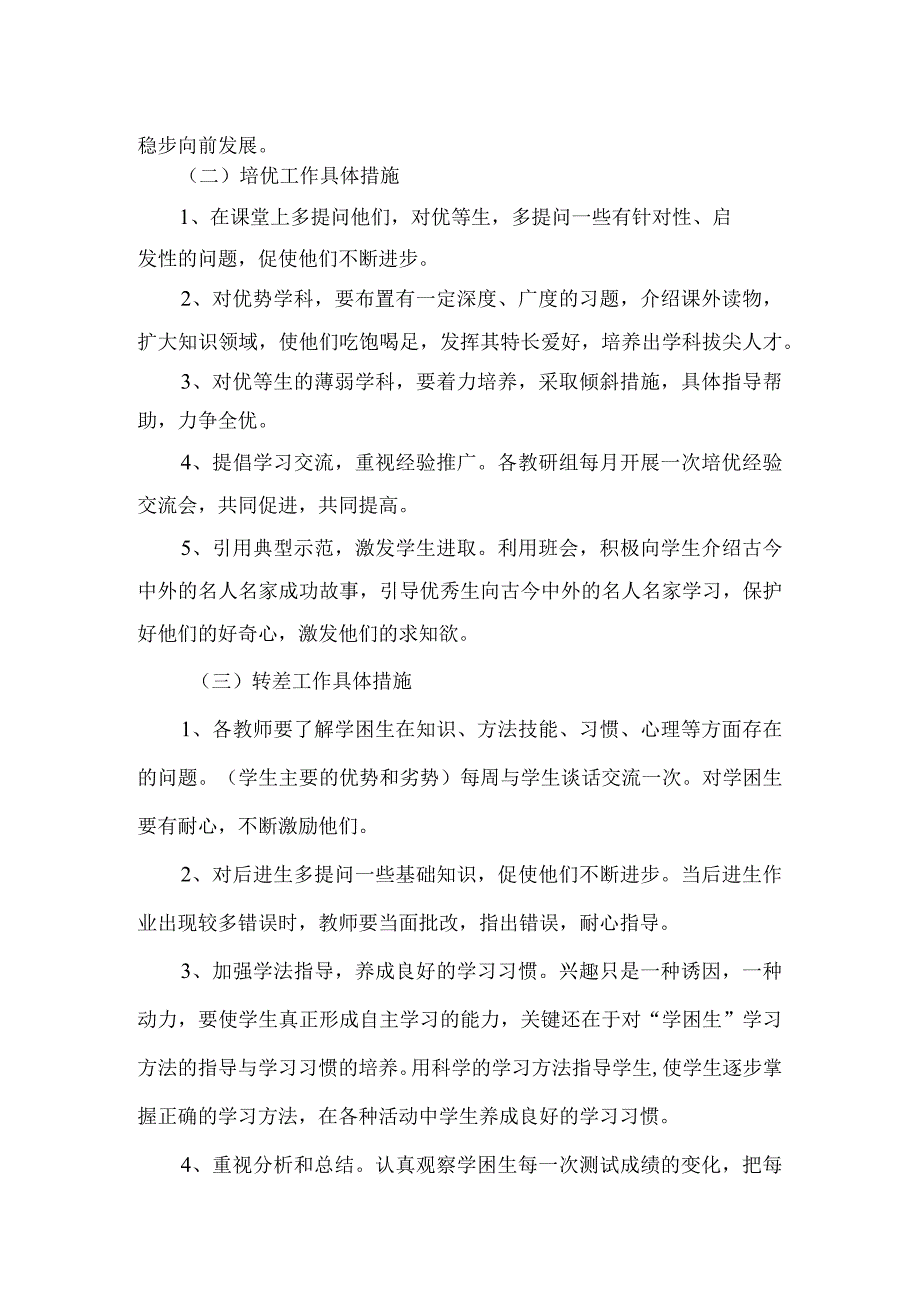 年度培优转差实施方案.docx_第2页