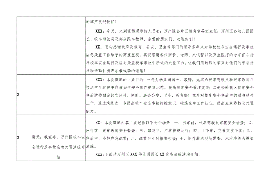 校车安全事故应急处置演练脚本.docx_第3页