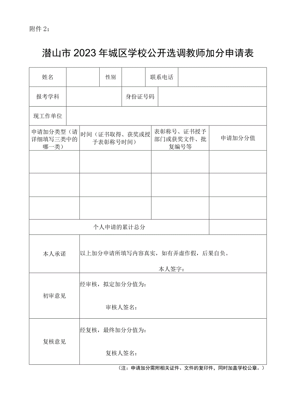 金安区招职中小学教师报名登记表.docx_第1页