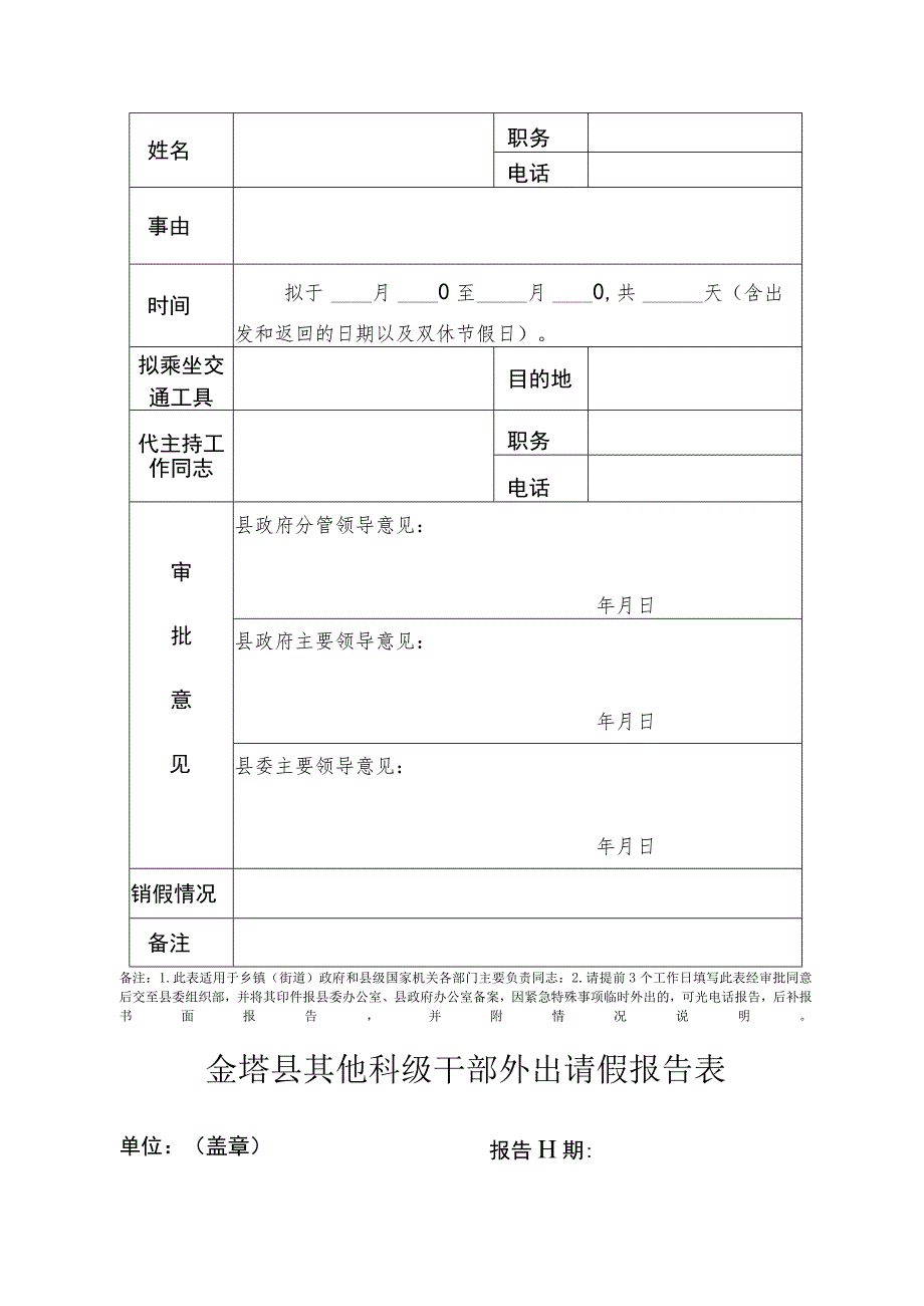 金塔县县级干部外出请假报告表.docx_第3页