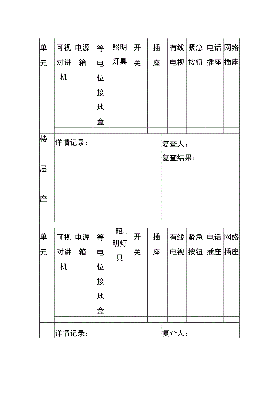 楼宇电气接管验收记录表模板.docx_第2页