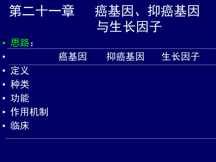 课件癌基因抑癌基因与生长因.ppt_第1页