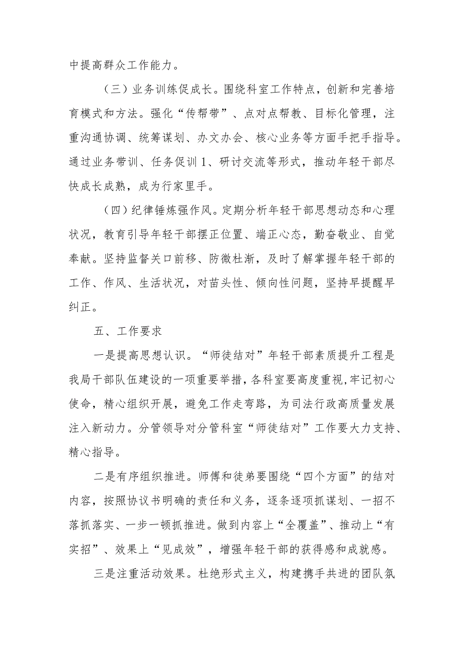 XX区司法局“师徒结对”年轻干部能力素质提升工程方案.docx_第3页