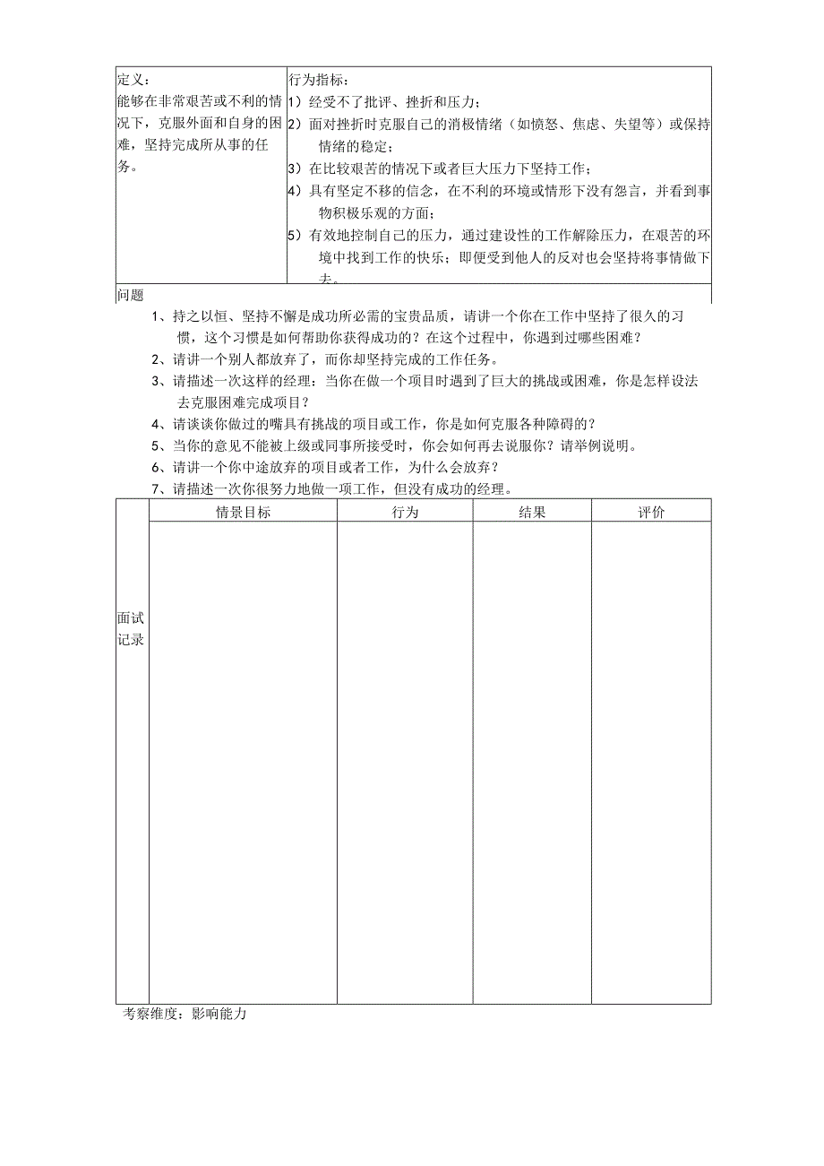 公司招聘面试：素质模型与行为面试题库(销售).docx_第2页