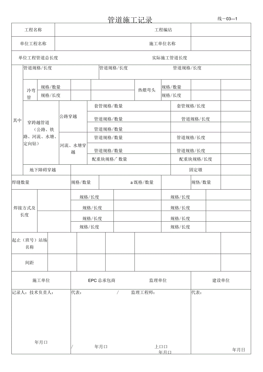 2-SY T 6882-2022交工技术文件表格——管道线路工程.docx_第3页