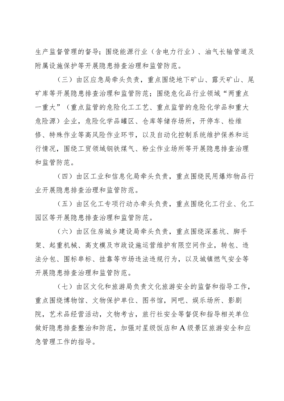 行业领域专项整治工作重点及分工方案.docx_第2页