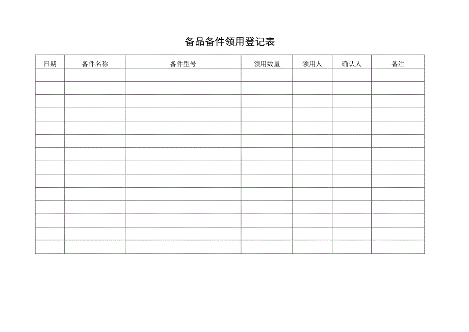 备品备件领用登记表修改为出入库记录本（本）.docx_第2页