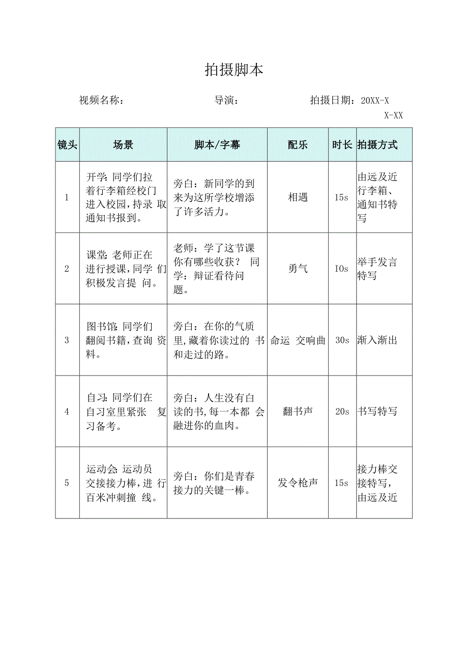 视频分镜头拍摄脚本-精选5篇.docx_第2页