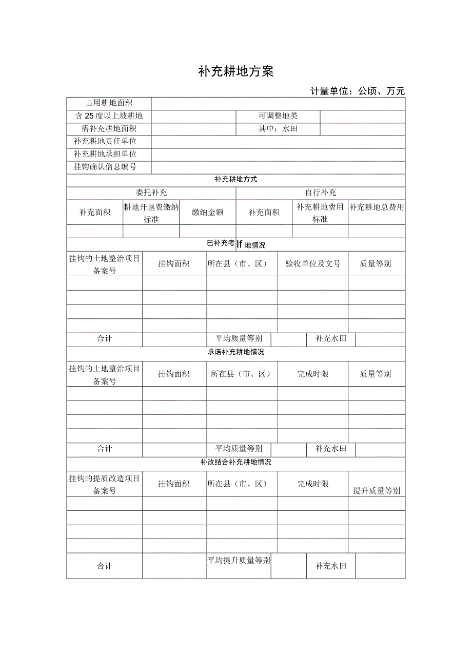 补充耕地方案.docx_第1页