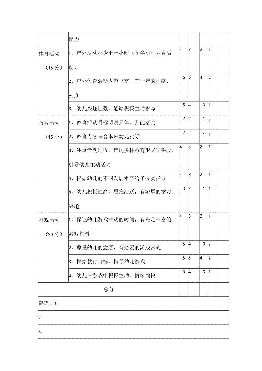 幼儿教师半日活动评价表.docx_第2页