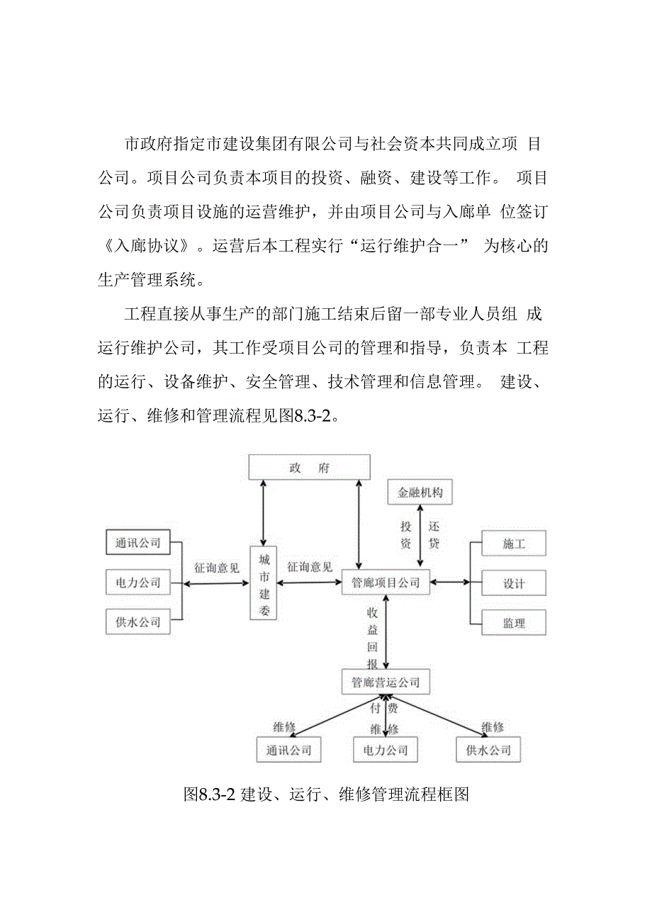 城市地下综合管廊建设项目公司管理流程.docx_第3页