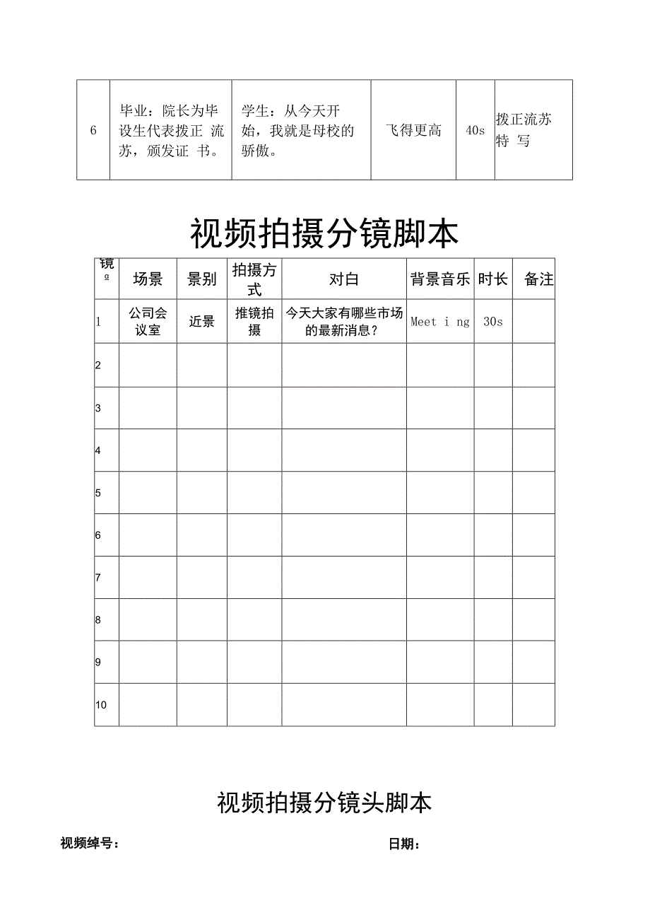 短视频拍摄分镜头脚本（5篇）.docx_第2页