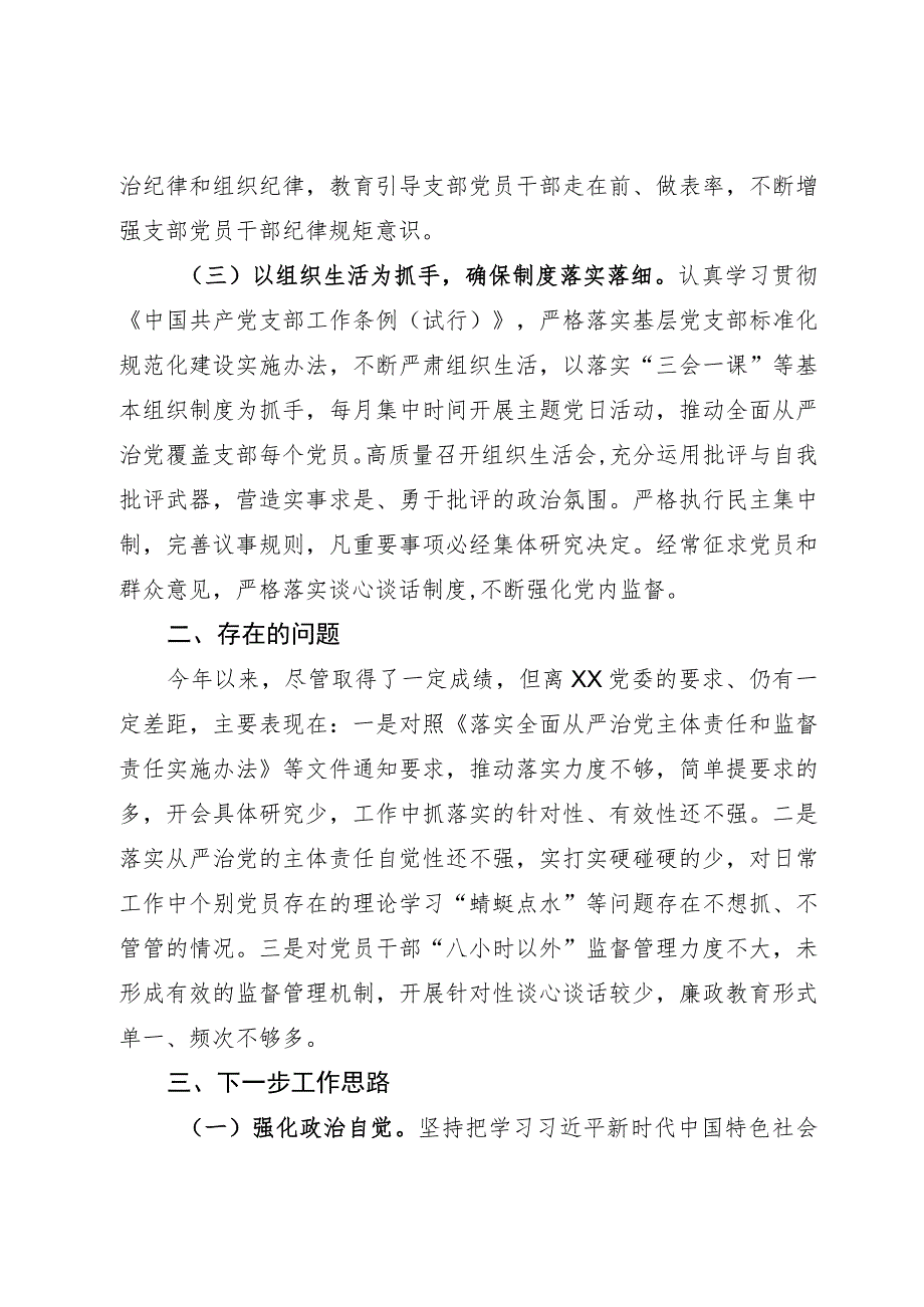 全面从严治党、党风廉政建设工作情况报告.docx_第2页