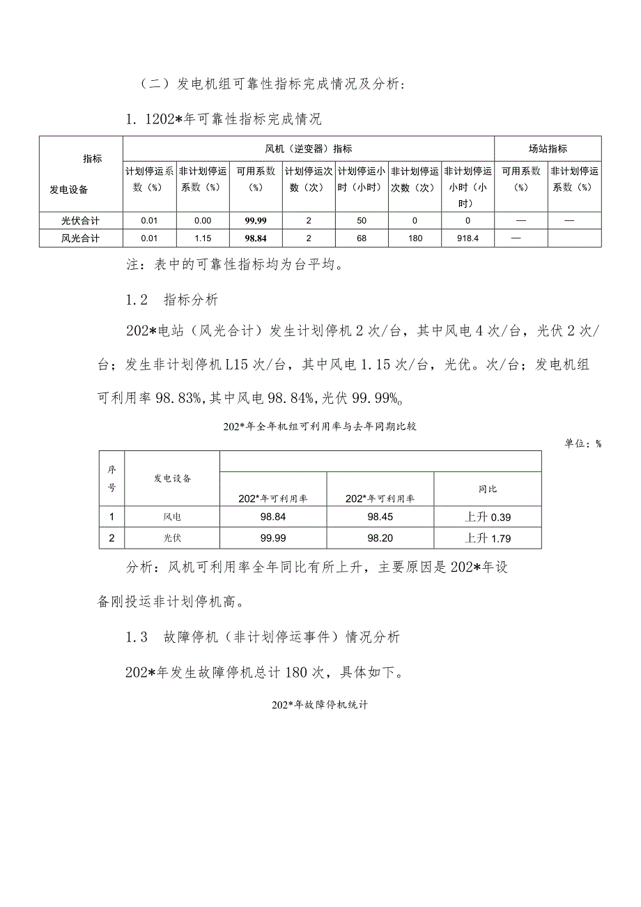 电站年发电机组运行可靠性报告.docx_第3页