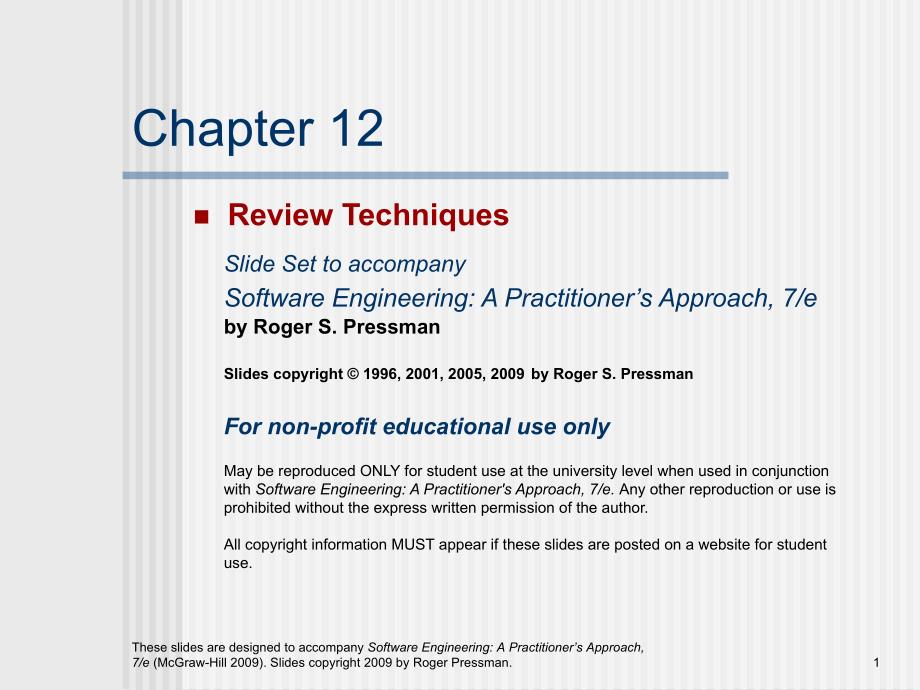 软件工程实践者的研究方法chapter12.ppt_第1页