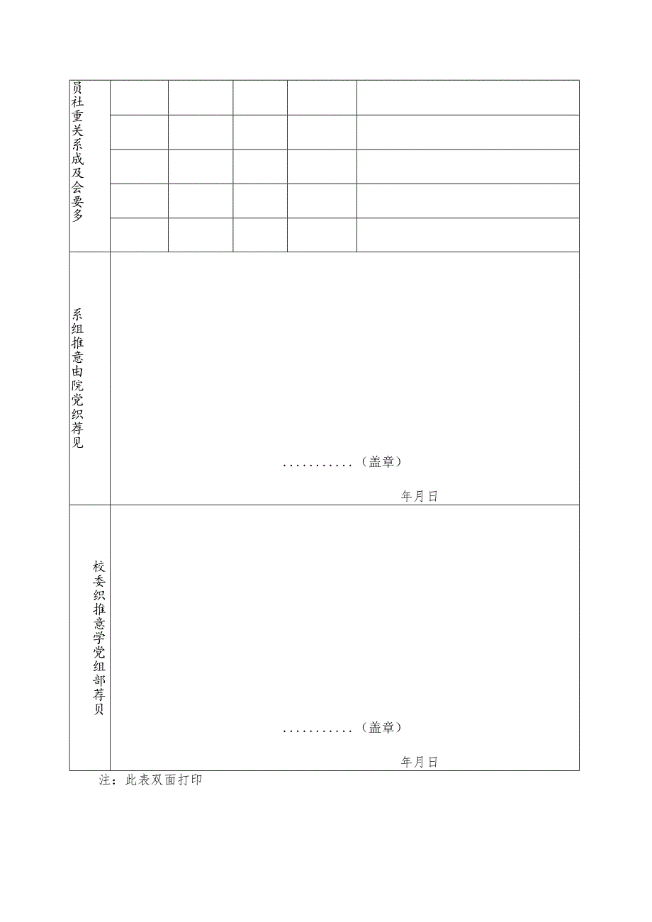 陕西省定向招录选调生报名推荐表.docx_第2页