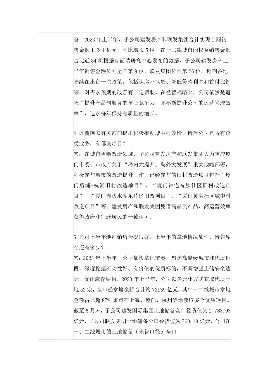 证券代码653证券简称建发股份厦门建发股份有限公司投资者关系活动记录表.docx_第3页