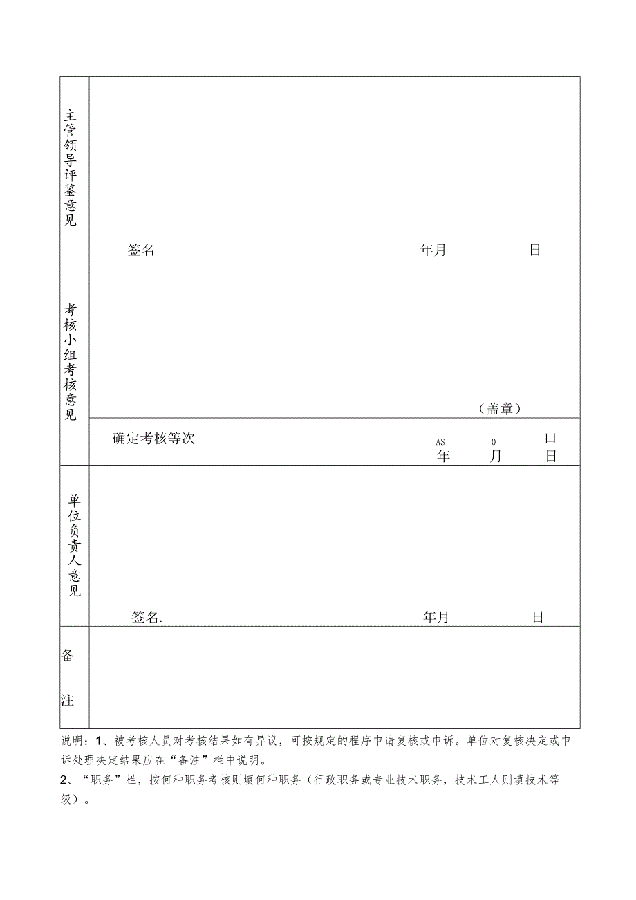 事业单位工作人员考核登记表.docx_第2页