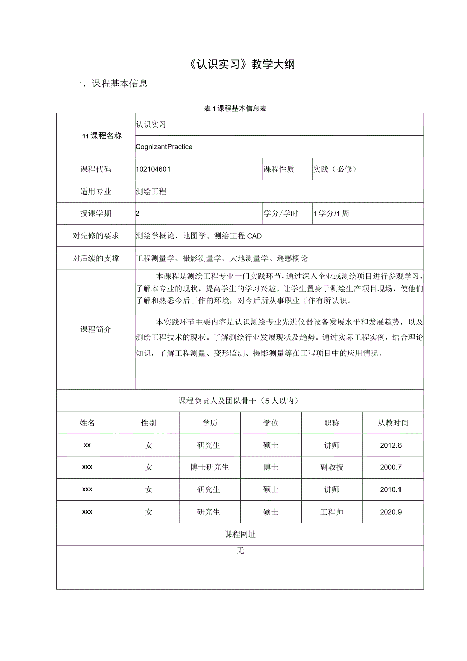 《认识实习》教学大纲.docx_第1页